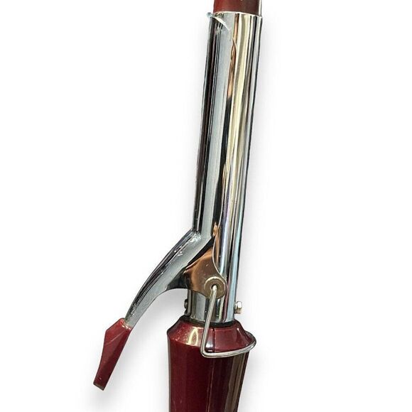 Norelco Chic Curling Iron Women's Vintage Plug In TESTED Works Travel Electric - Picture 7 of 9